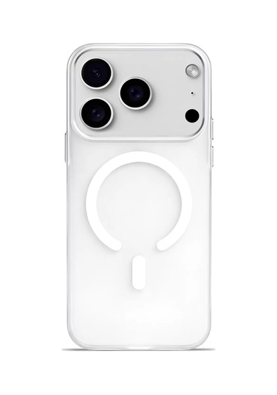 Apple Uyumlu iPhone 17 Pro Max Frostmag Matte Armor Magsafe Kılıf Arctic Clear Arctic Clear