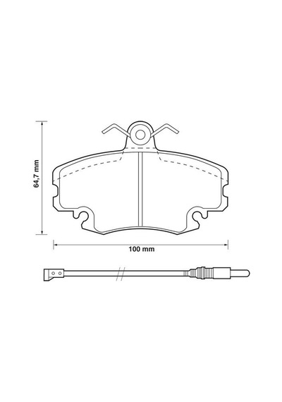 MAGNETTI MARELLI 323700000100 ÖN BALATA FİŞLİ R9-R19-CLIO I-II-MG