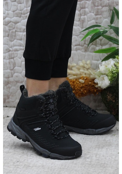Lumberjack Flake Hi Kürklü Orijinal Ürün Su Geçirmez Waterproof Outdoor Bot Siyah