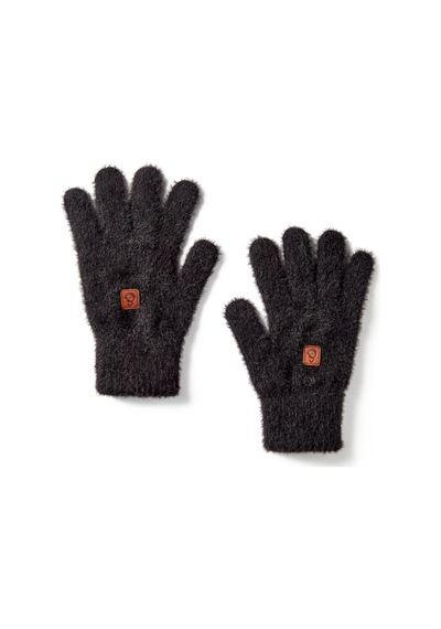 Gsstore Galatasaray Kadın Peluş Eldiven K252270 Siyah