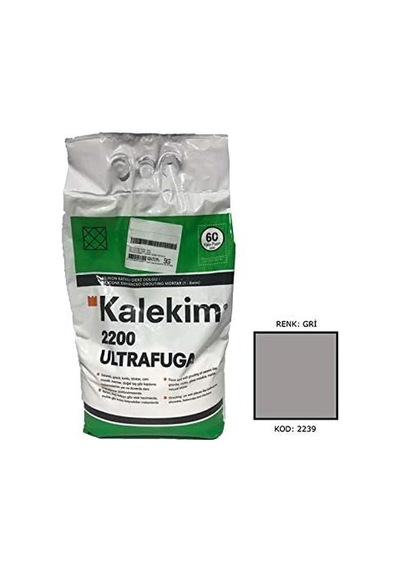 2239 Ultra Fuga Slikonlu Derz Dolgu Gri 5 Kg 0.25 KG