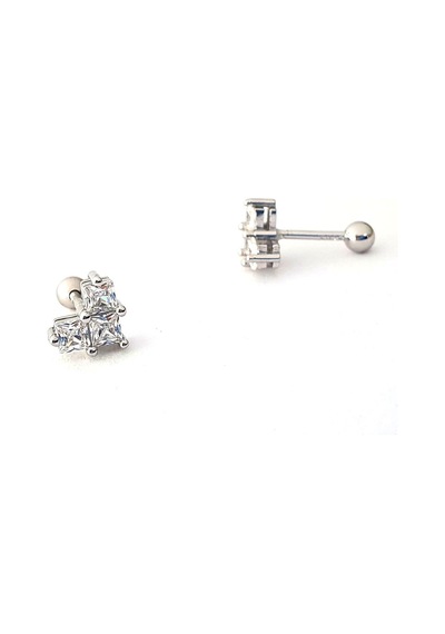 Gümüş Kalp Figürlü Tragus Piercing