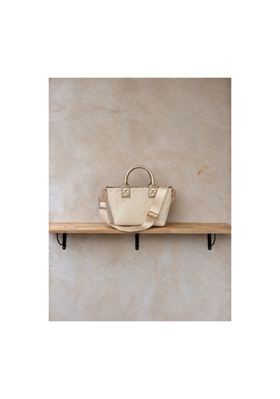 Nura Collection Mektup Model Kadın El Ve Omuz Çantası Altın - 925514442 Altın