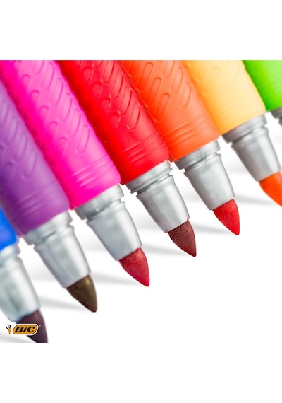 Bic Intensity Permanent Markör 12 Renk Çok Renkli
