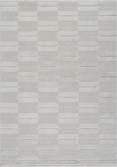 Kaşmir Halı İskandinav Otto Grey 160x230 Cm Salon Mutfak Halısı Yolluk Gri
