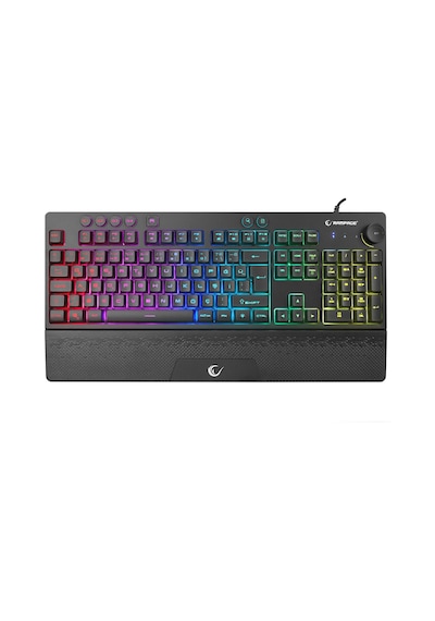 Rampage KB-GX65 SIMULA USB RGB Aydınlatmalı 4 Makro Tuşlu Bilek Destekli Oyuncu Klavye