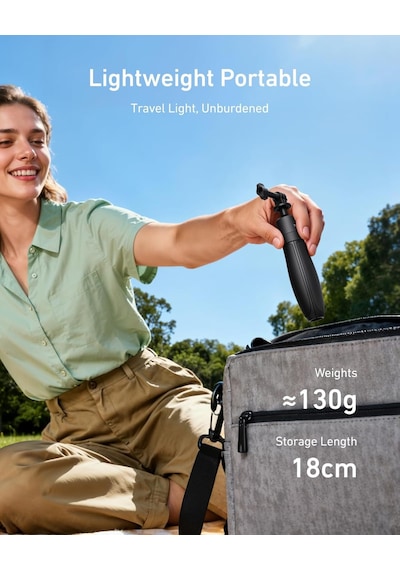 Djı Osmo Nano Action 6/5 Pro/4, Gopro Hero 13/12, Insta360 X5 X4 Ace Pro İçin 46 Cm Mini Selfie Çubuğu Tripod, 360 Genel