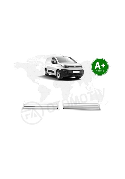 Citroen Berlingo Panelvan Krom Kapı Eşiği Kaplaması 2019 Model Ve Sonrası