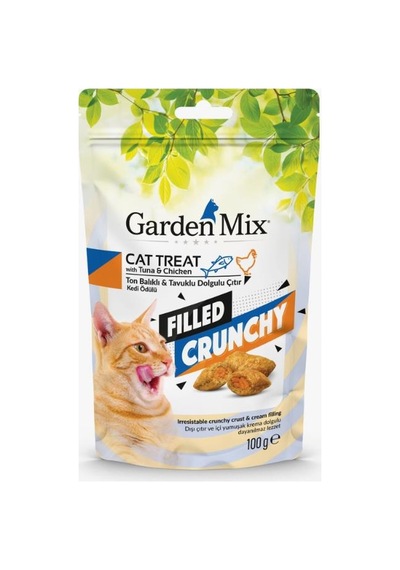 Gardenmix Ton Balıklı Ve Tavuklu İçi Dolgulu Kedi Ödülü 100 Gr