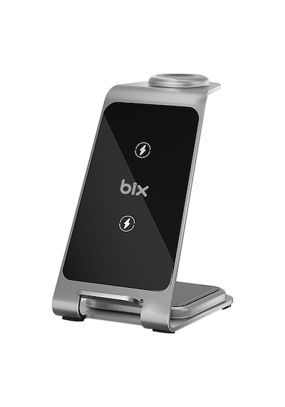 Bix BXMW3 15W 3in1 Ultra İnce Manyetik Kablosuz Şarj Standı