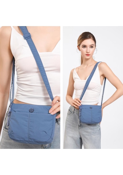 Smart Bags Mikro Poly Kumaş Postacı Kadın Çantası 3340 Mor