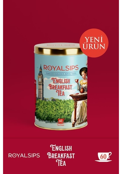 English Breakfast Tea 60 Süzen Poşet