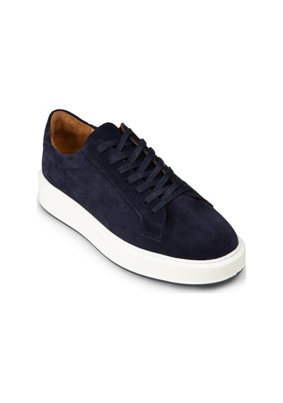 Deery Erkek Hakiki Süet Lacivert Sneaker Ayakkabı - E4182mlcve01 Lacivert