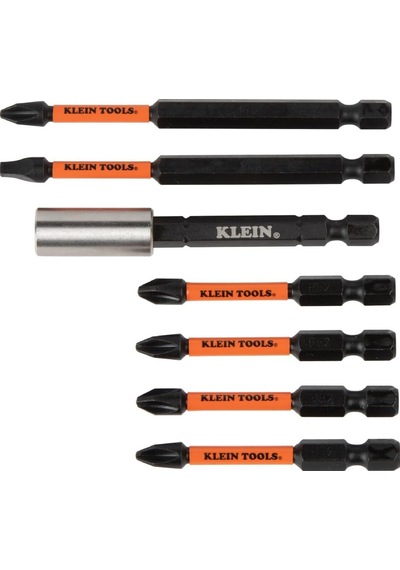Klein Tools 33801 Darbeli Sürücü Ucu Seti, Proflex, S2 Çelik Phil