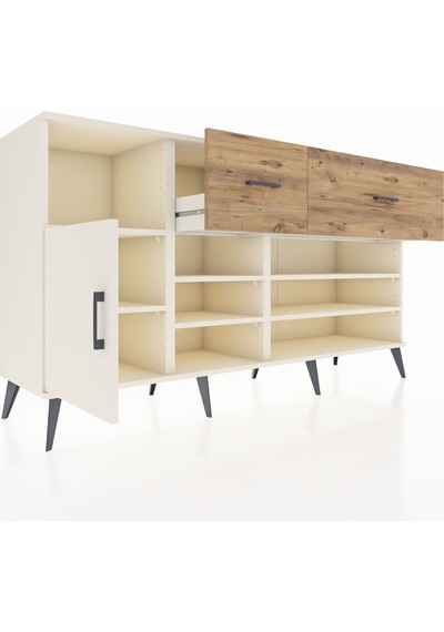 Kronos Konsol 6 Raflı 2 Çekmeceli Tek Kapaklı 176x59x99 Aytaşı-a Aytaşı-aytaşı/çam Kronos Konsol 6 Raflı 2 Çekmeceli Tek Kapaklı 176x59x99 Aytaşı-a Aytaşı-aytaşı/çam