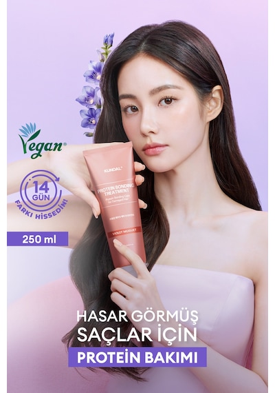 Kundal Leather Violet Muguet Protein Kompleksi İçeren Onarıcı Bakım Kremi 250 ML