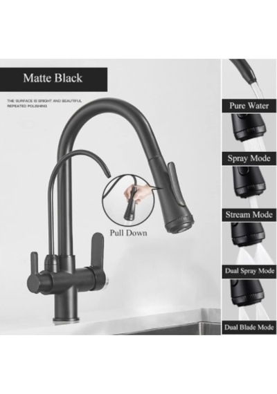 Ulgksd Mutfak Eviye Bataryası Dual Flow Su Arıtma Çıkışlı