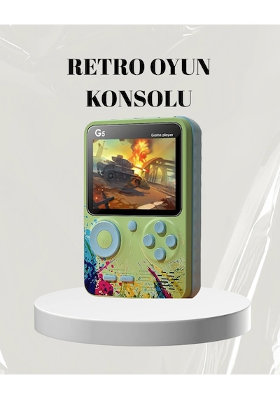 Mey İthalat 3 İnç Renkli Ekranlı Taşınabilir El Konsolu - G5 Modeli