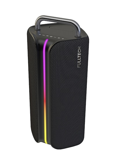 Fulltech Fxs2 Taşınabilir Kablosuz Bluetooth Hoparlör Siyah 120w Güç, Rgb Işık, Ipx4 Su Geçirmez,