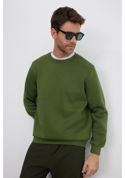 Tudors Unisex Relax Fit Rahat Kesim Pamuklu Yumuşak Dokulu İçi Polarlı Basic Yeşil Bisiklet Yaka Sweatshirt-37019 Yeşil Tudors Unisex Relax Fit Rahat Kesim Pamuklu Yumuşak Dokulu İçi Polarlı Basic Yeşil Bisiklet Yaka Sweatshirt-37019 Yeşil