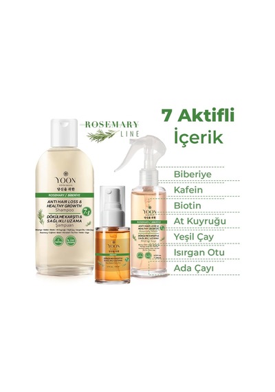 Lexroo Biberiye Özlü Saç Dökülme Önleyici & Sağlıklı Hızlı Uzama, 7 Doğal Aktifli