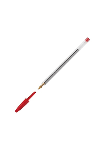 Bic Tükenmez Kalem Cristal 1 Mm Kırmızı Medium 847 899 Çok Renkli