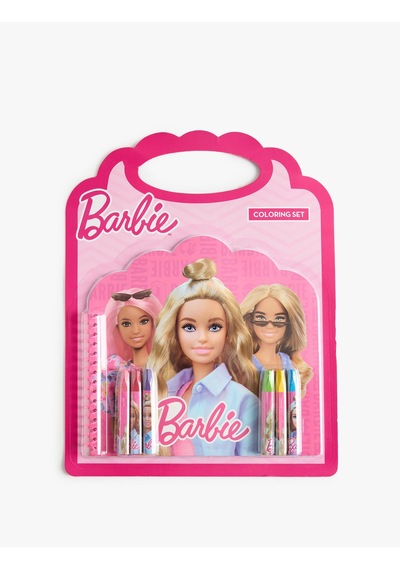 Koton Lisanslı Barbie Boyama Seti Pembe 7wak70359aa
