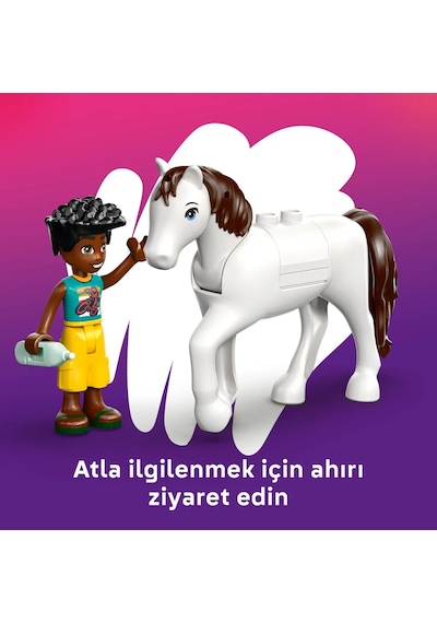 LEGO® Friends Veteriner Kliniği 42696 - 4 Yaş ve Üzeri için Minifigür İçeren Yaratıcı Oyuncak Yapım Seti (141 Parça)