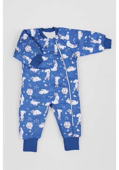 Babyhola 2.5 Tog Yorgan Gerektirmeyen Kalın Elyaf Dolgulu Çocuk Uyku Tulumu Pamuk Astarlı Unisex 6020 Lacivert