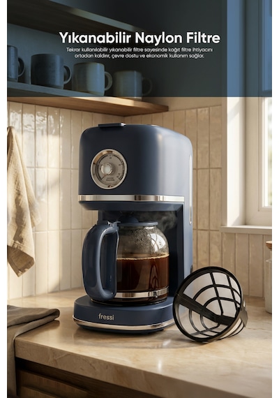 Fressi FR-FC1015 1,5 L Kadranlı Filtre Kahve Makinesi