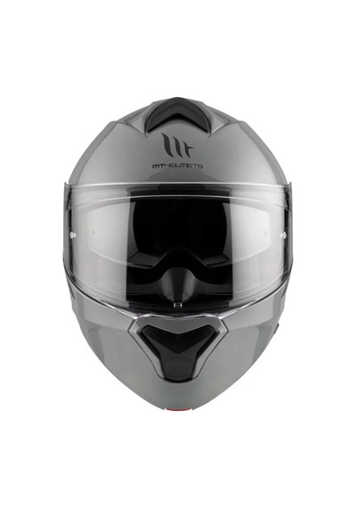 Mt Genesis SV Solid A12 Parlak Çene Açılır Kask Gri