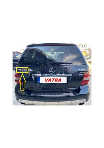 Ml280 Cdı Ml280-4 Matic Krom Bagaj Yazısı