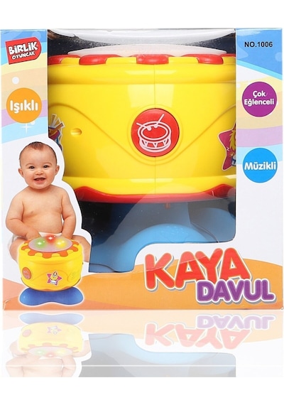 Müzikli ve Işıklı Kaya Davul Eğlenceli Davul