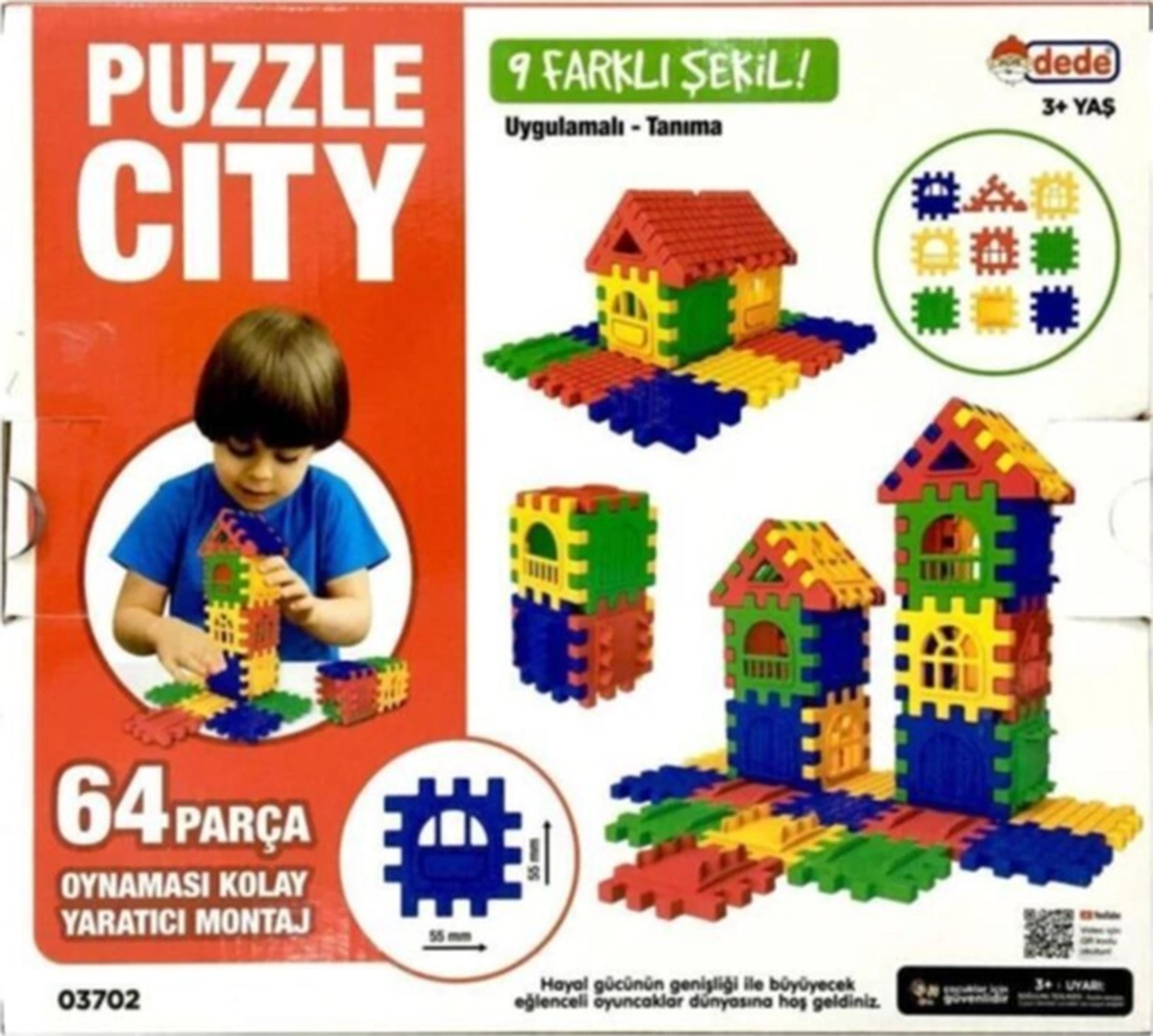 Puzzle City 64 Parça 03702
