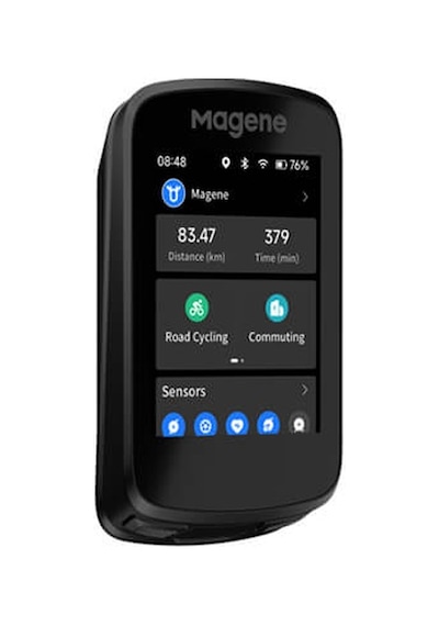 Magene C606 Gps Bisiklet Bilgisayarı Renkli Ekran Siyah