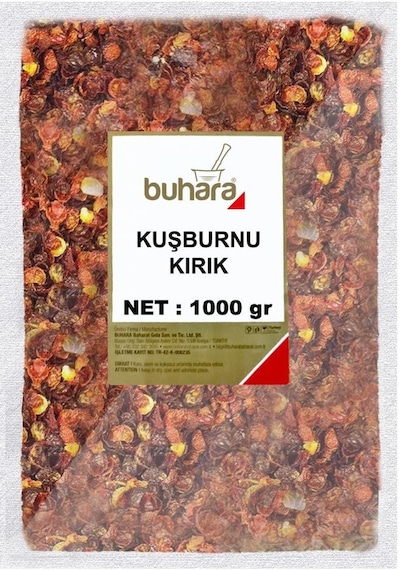Buhara Kırık Kuşburnu Tane 1 KG