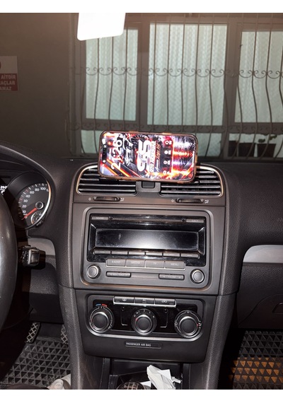 Volkswagen Golf 6 2008-2013 Uyumlu Araç Içi Premium Telefon Tutucu - Araba Telefon Tutacağı Havalandırma Için