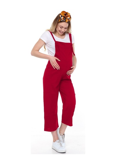 Luvmabelly Myra6107 - Bordo Hamile Salopet-bordo