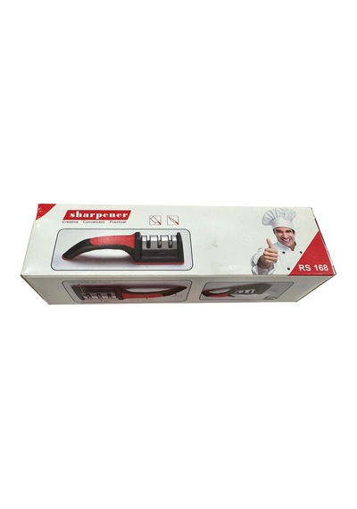 Shapener Rs-168 Bıçak Bileyici 3 Açılı Elmas Seramik Çelik Bıçak Bileme Aleti - 1 Adet