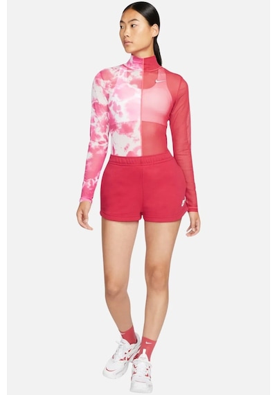 Nike Sportswear Essential Fleece Women's Short Kadın Pamuklu Şort Kırmızı Kırmızı