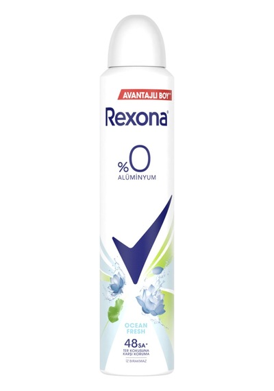 4 Adet Rexona Ocean Sprey Deodorant 200 Ml