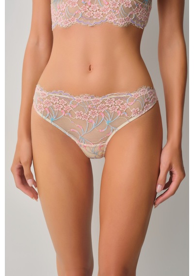 Suwen Clara Dantelli Brazilian String Külot Wsl10210189995 Renkli Desenli