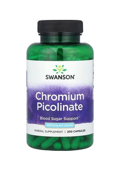 Chromium Picolinate, 200 Mcg, 200 Capsules