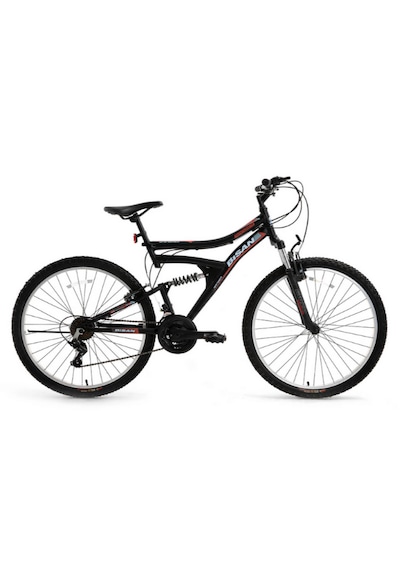 Bisan Ranger 42 Cm V 26 Jant Amortisörlü 21 Vites Matsiyahkırmızı Siyah - Kırmızı