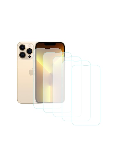 Notech Apple Uyumlu iPhone 13 Pro Max Temperli Cam Ekran Koruyucu 5li Eko Paket