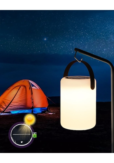 Solin Solar Masa Lambası Beyaz
