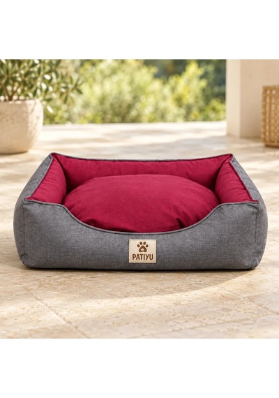 Patiyu Aura Premium Yatak - Bordo / Large