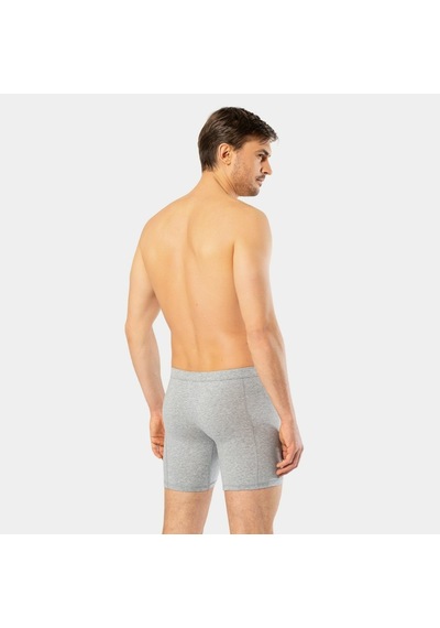 Cacharel Erkek Likralı Uzun Boxer Bel Bantlı 1336/gri Gri