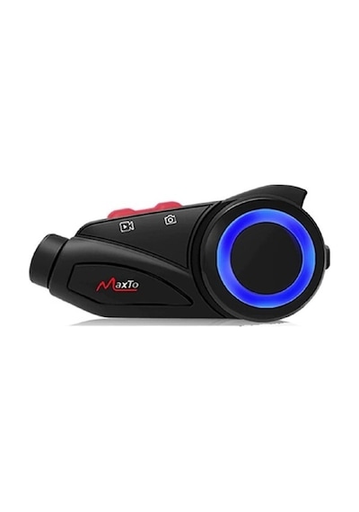 Maxto M3S 2k Hd 1440P Kameralı Intercom Motosiklet Kask Intercom