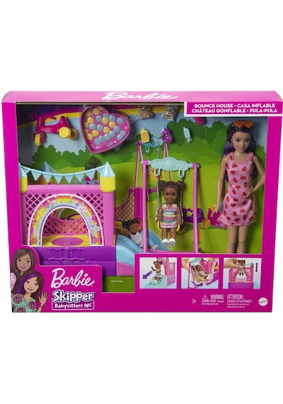 Barbie Bebek Bakıcısı Skipper Oyun Evi Seti Hhb67